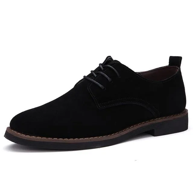 Merkmak Plus Size 48 Men's Suede Flats