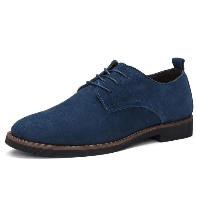 Merkmak Plus Size 48 Men's Suede Flats