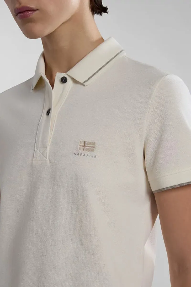 Short Sleeve Polo - Ivory