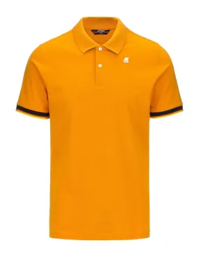 Polo uomo K-way K7121IW Vincent arancione