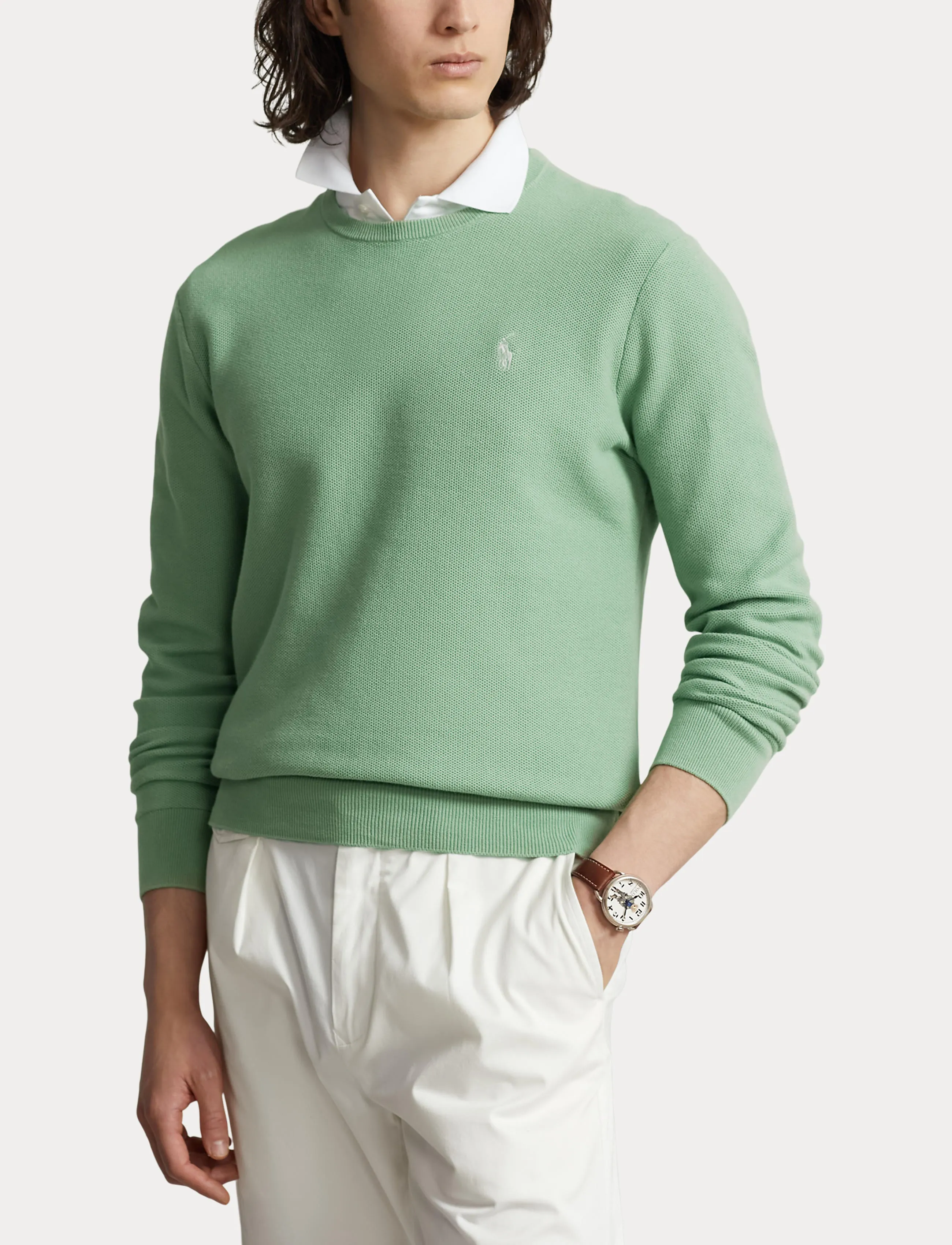 Polo Ralph Lauren Cotton CN Sweat Pistachio