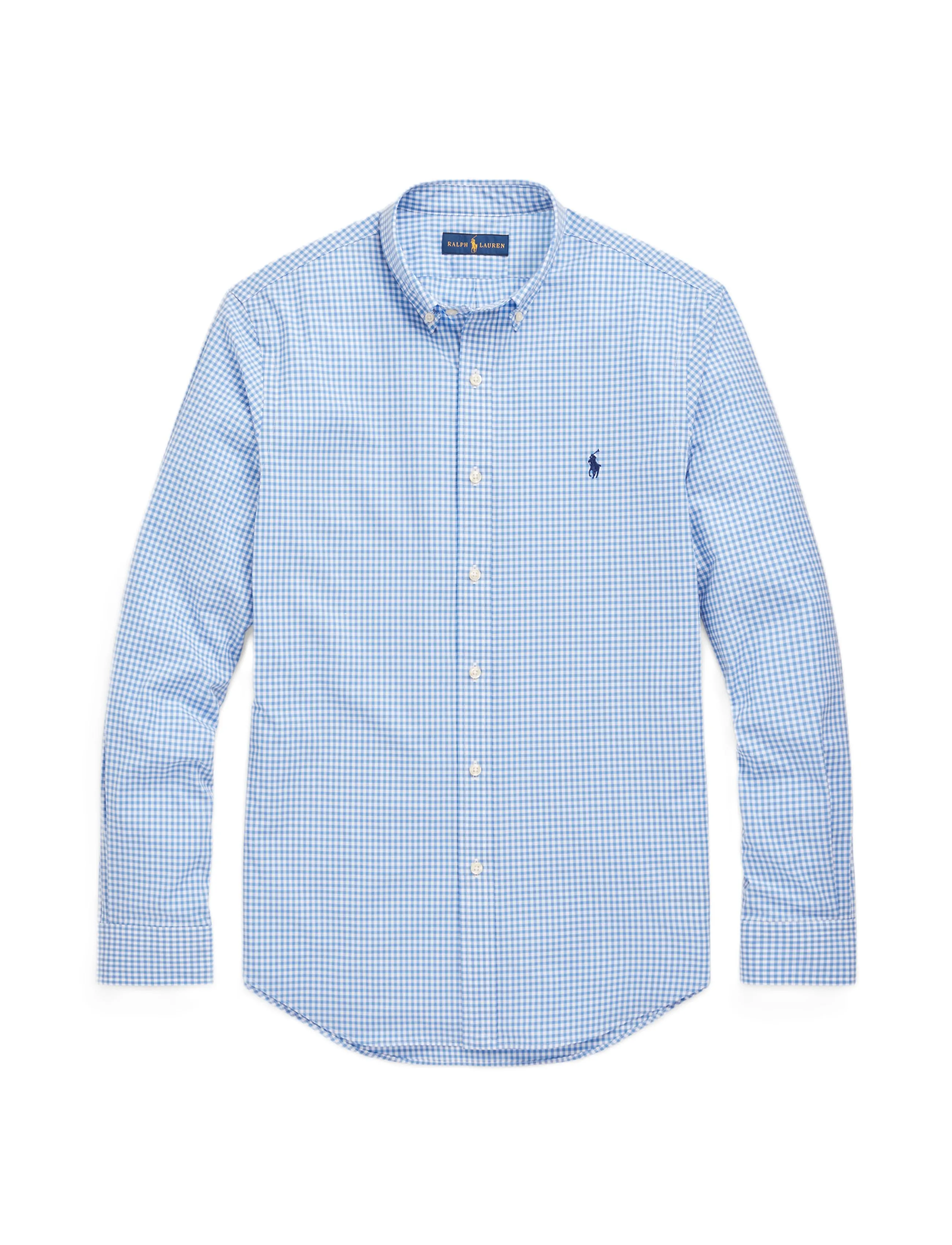 Polo Ralph Lauren Custom Fit Poplin Shirt Blue/Wht