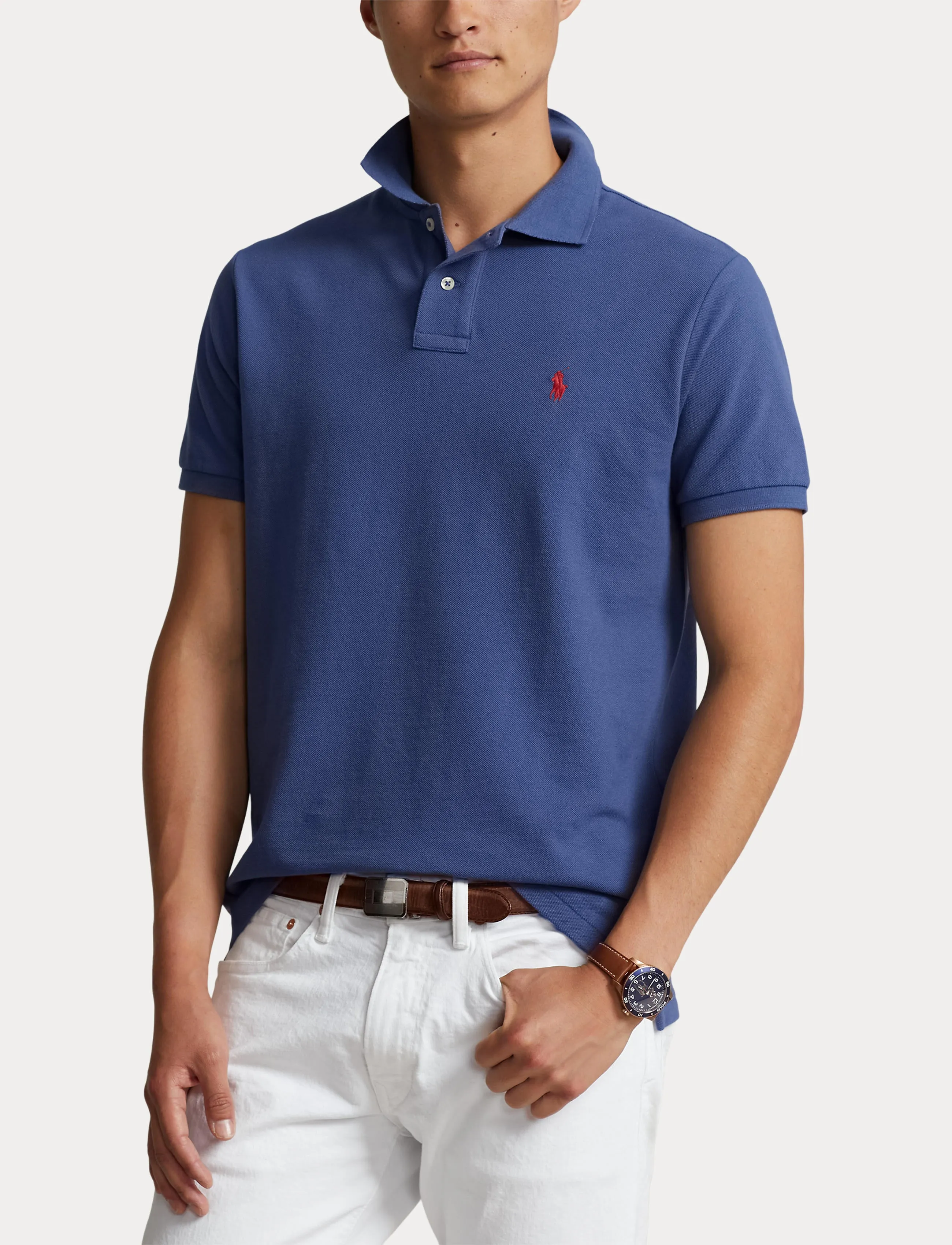 Polo Ralph Lauren Iconic Mesh Polo Shirt Royal