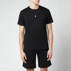 Polo Ralph Lauren Men's Jersey Centre Polo Player Crewneck T-Shirt - Polo Black - S | Coggles