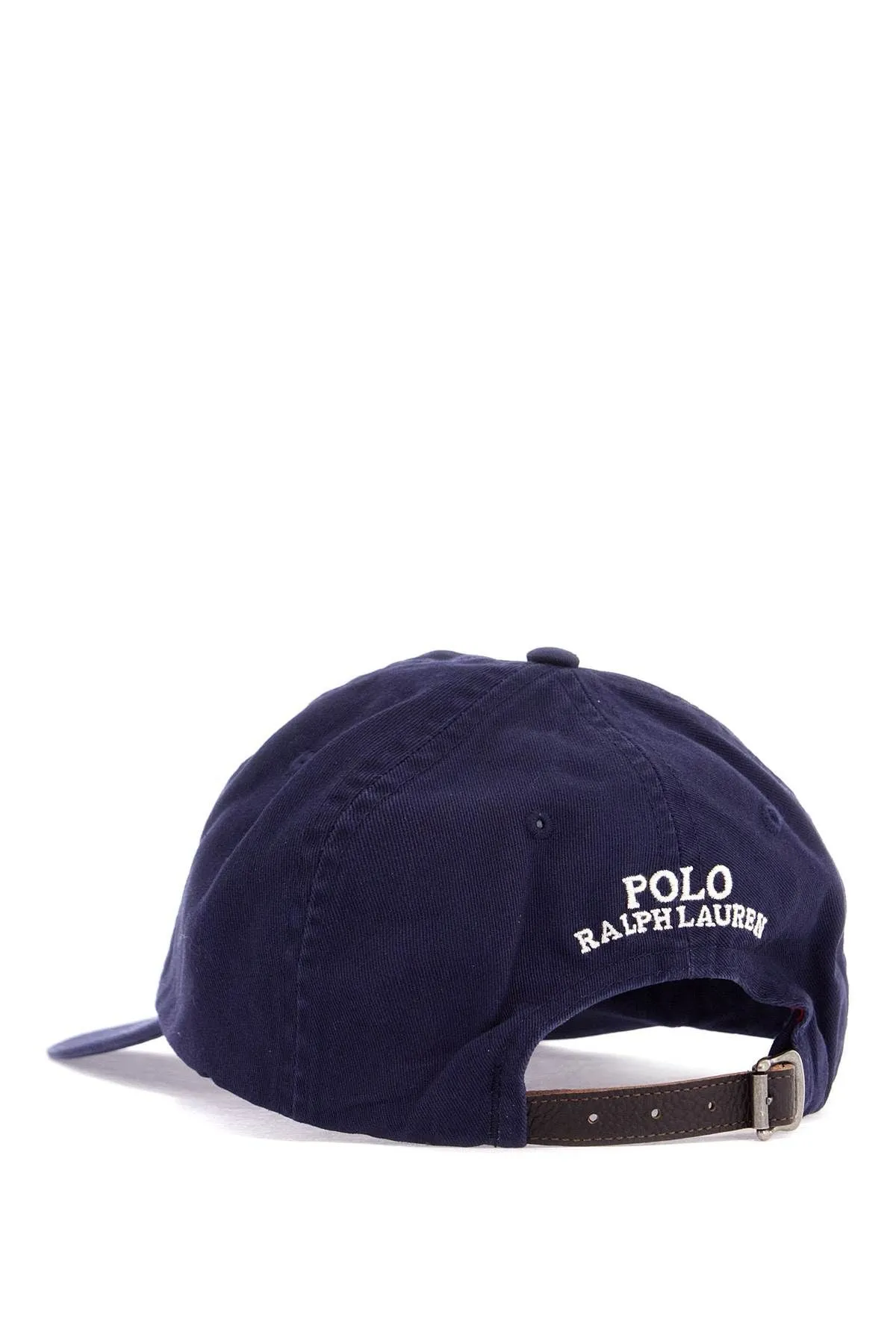 Polo Ralph Lauren Navy Blue Cotton Hat With Bear Embroidery