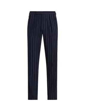 Polo Ralph Lauren Pleated Pinstripe Trouser Navy/Cream