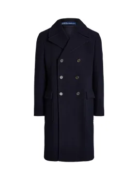 Polo Ralph Lauren Soft Wool Blend Topcoat Navy