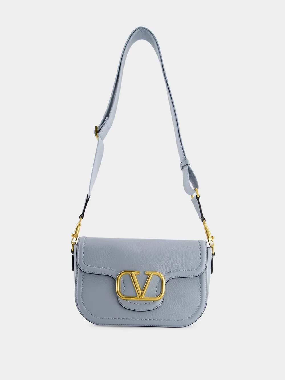 Porcelain Blue Alltime Foldover Shoulder Bag