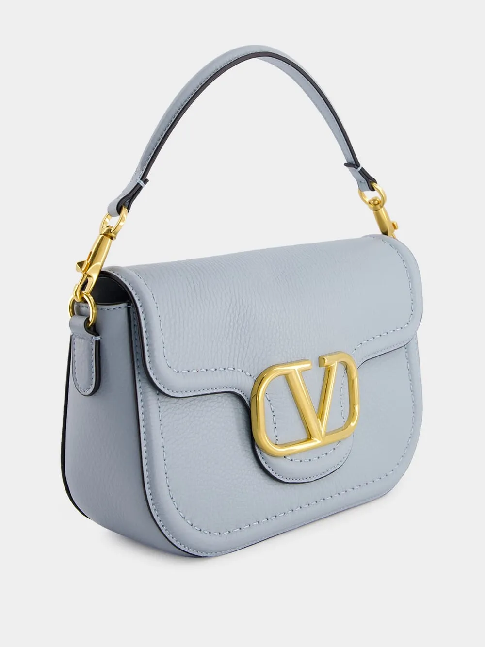 Porcelain Blue Alltime Foldover Shoulder Bag