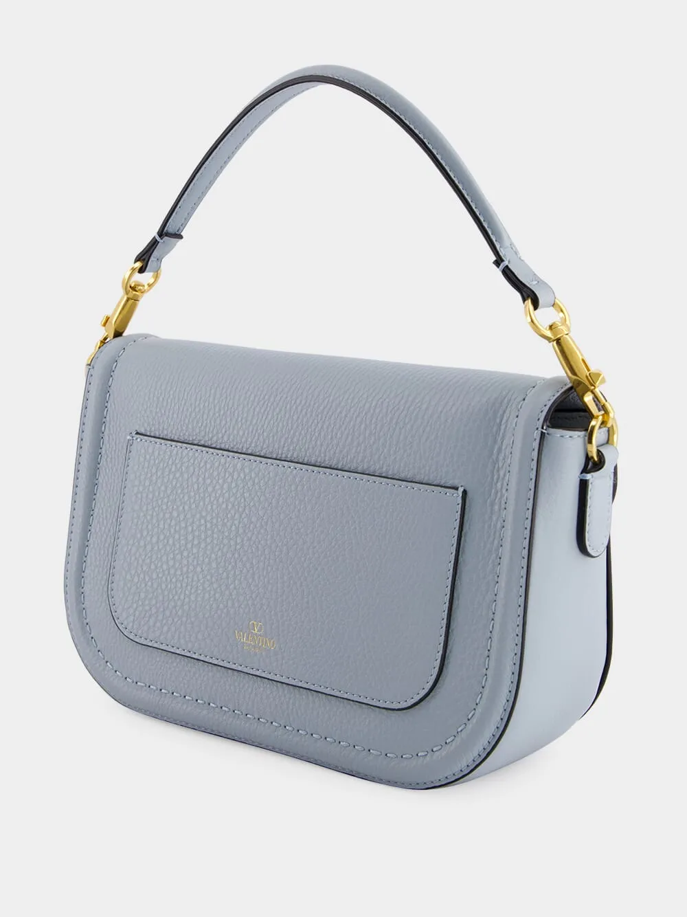 Porcelain Blue Alltime Foldover Shoulder Bag