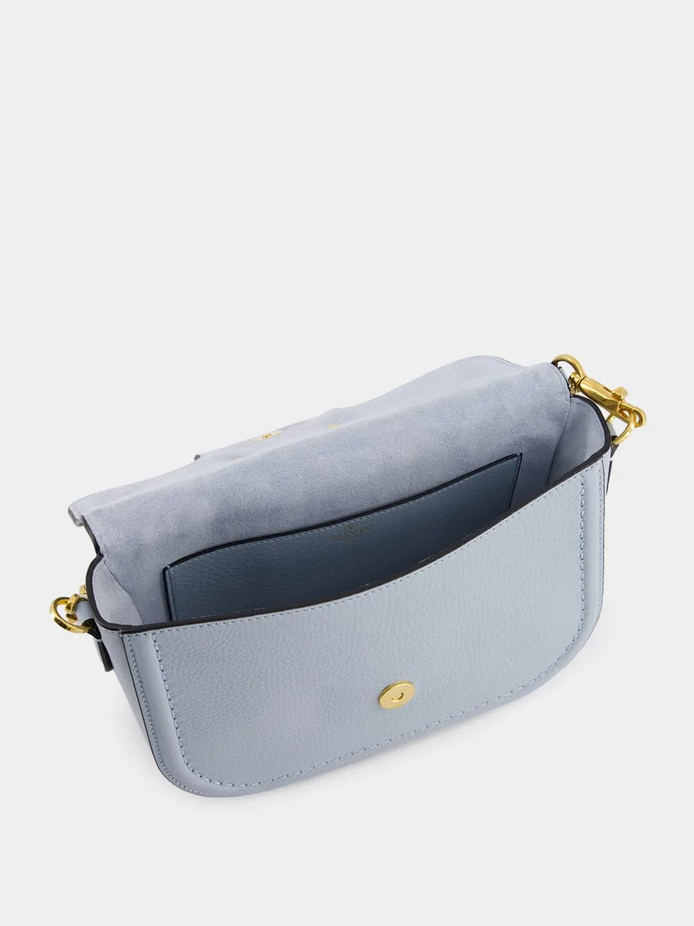 Porcelain Blue Alltime Foldover Shoulder Bag