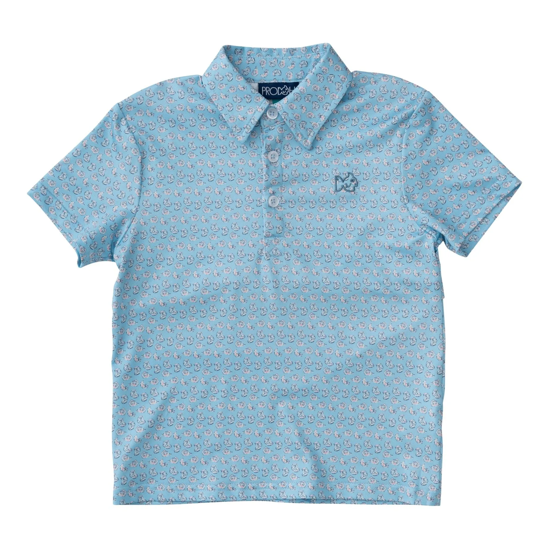 Pro Performance Polo in Oyster Print