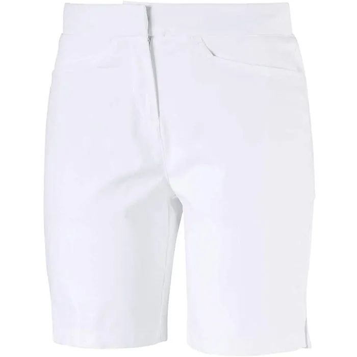 BLACK AND WHITE GOLF SHORTS