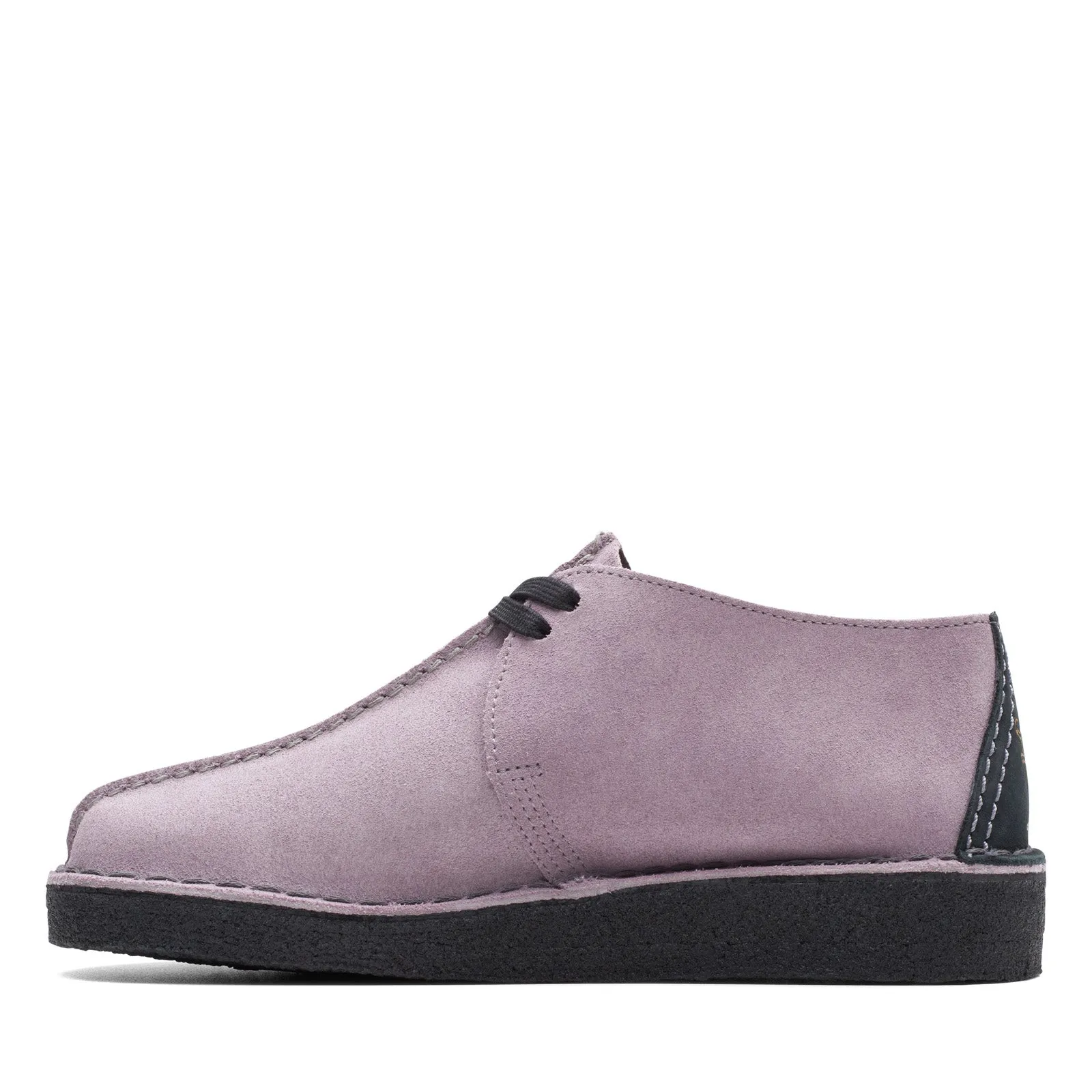 Purple Womens Clarks Desert Trek Oxfords