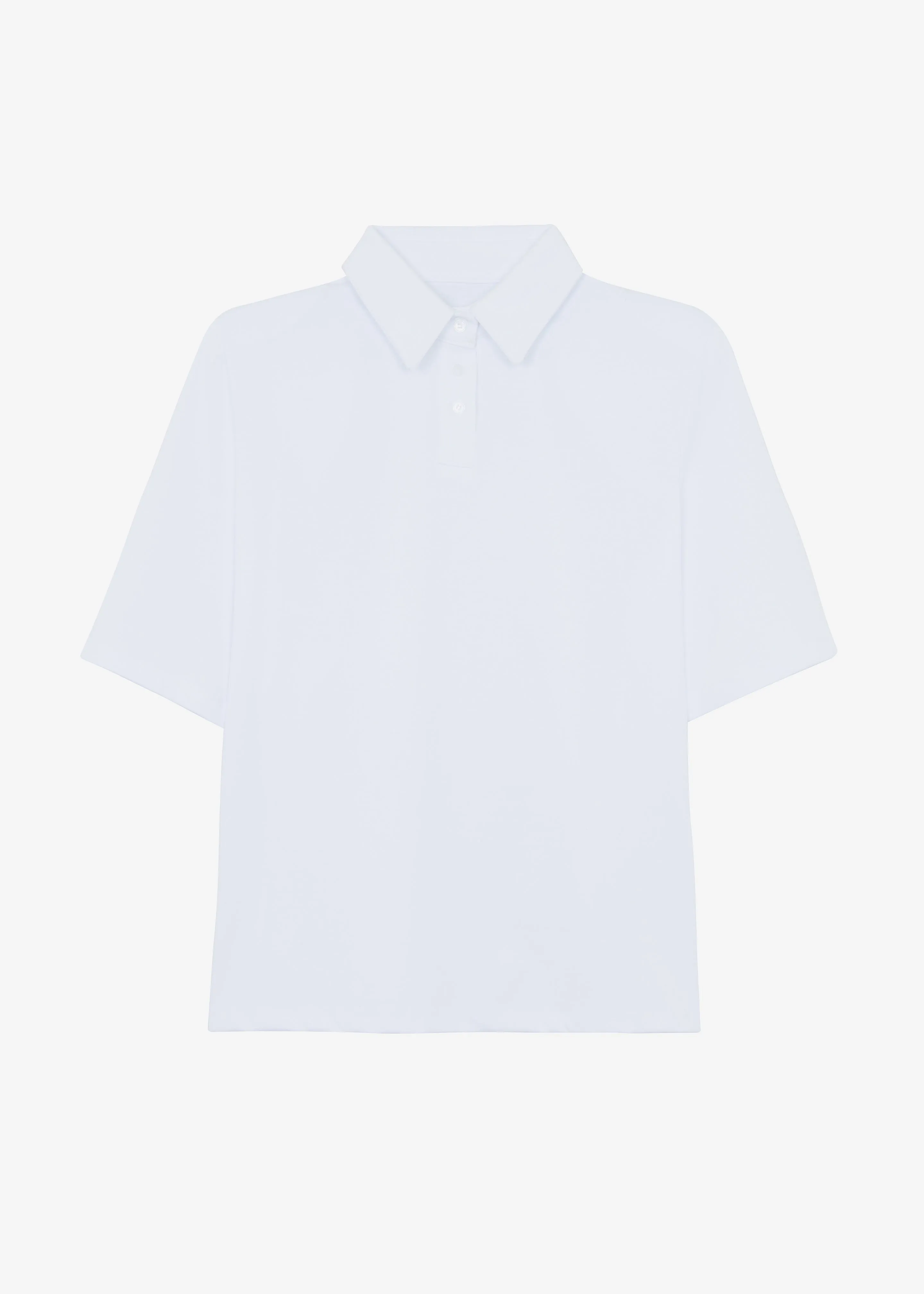 Rane Padded Shoulder Polo - White