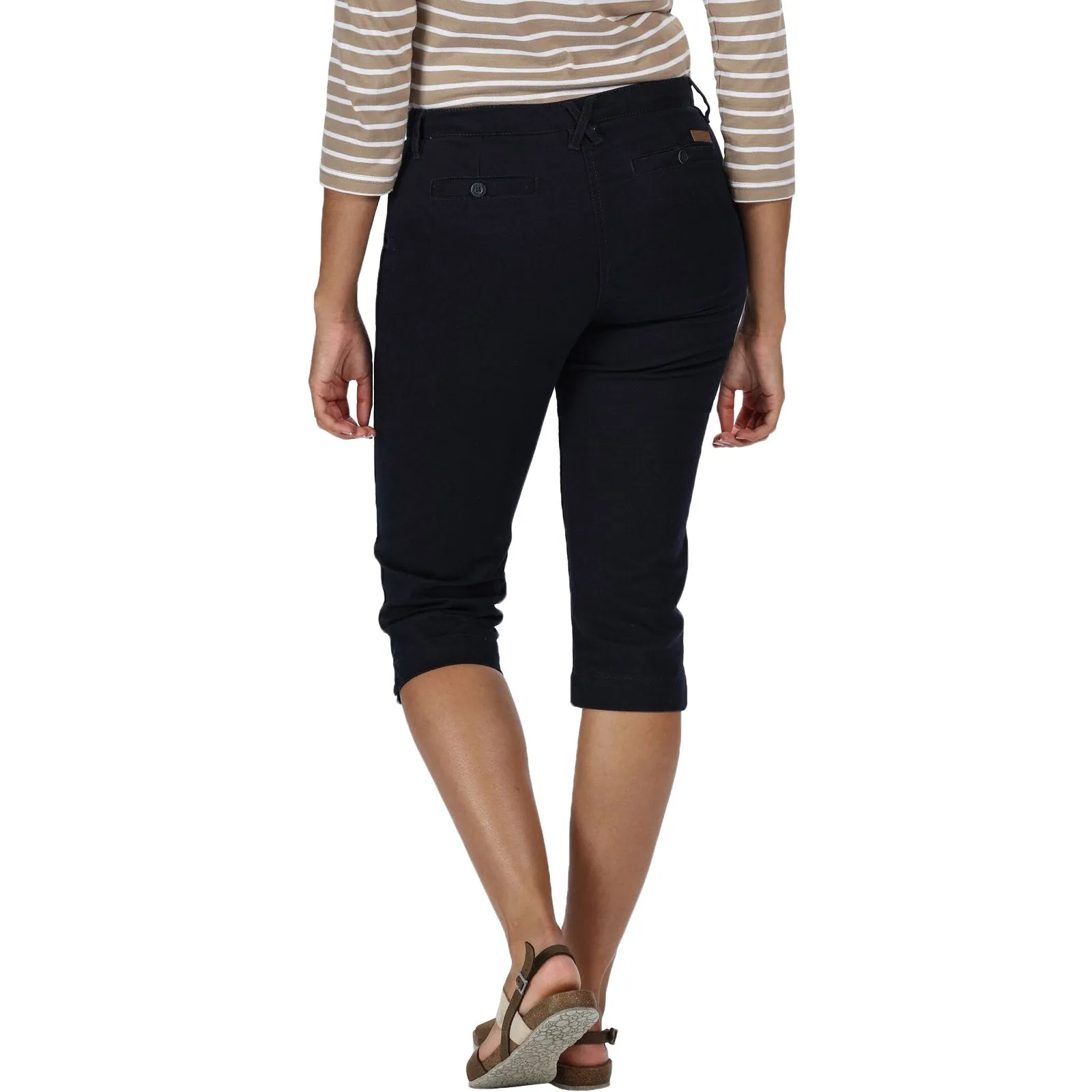 Regatta Womens Kimberley Walsh Maleena II Capri Trousers - Navy UK