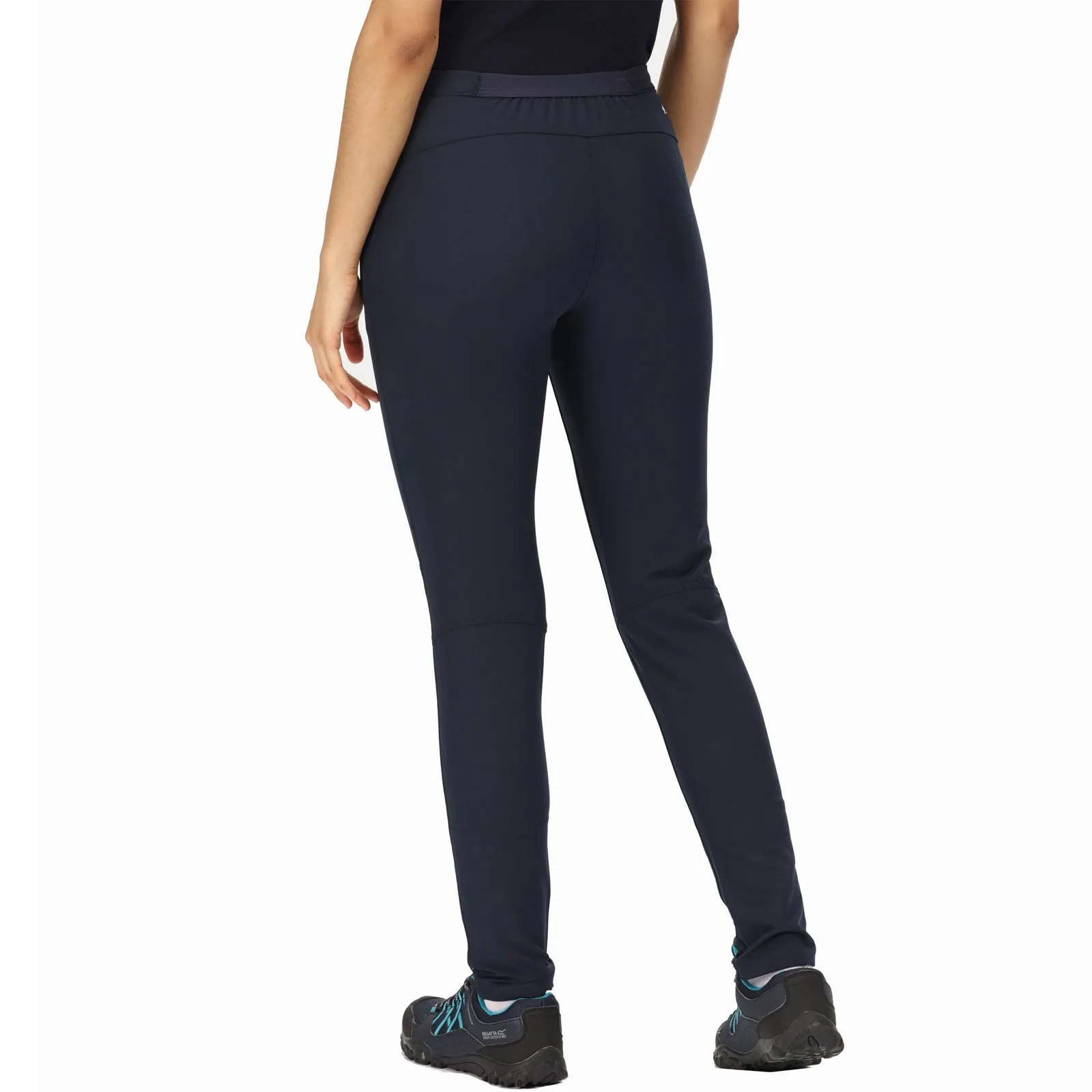 Regatta Womens Pentre Stretch Water Repellent Walking Trousers - Navy