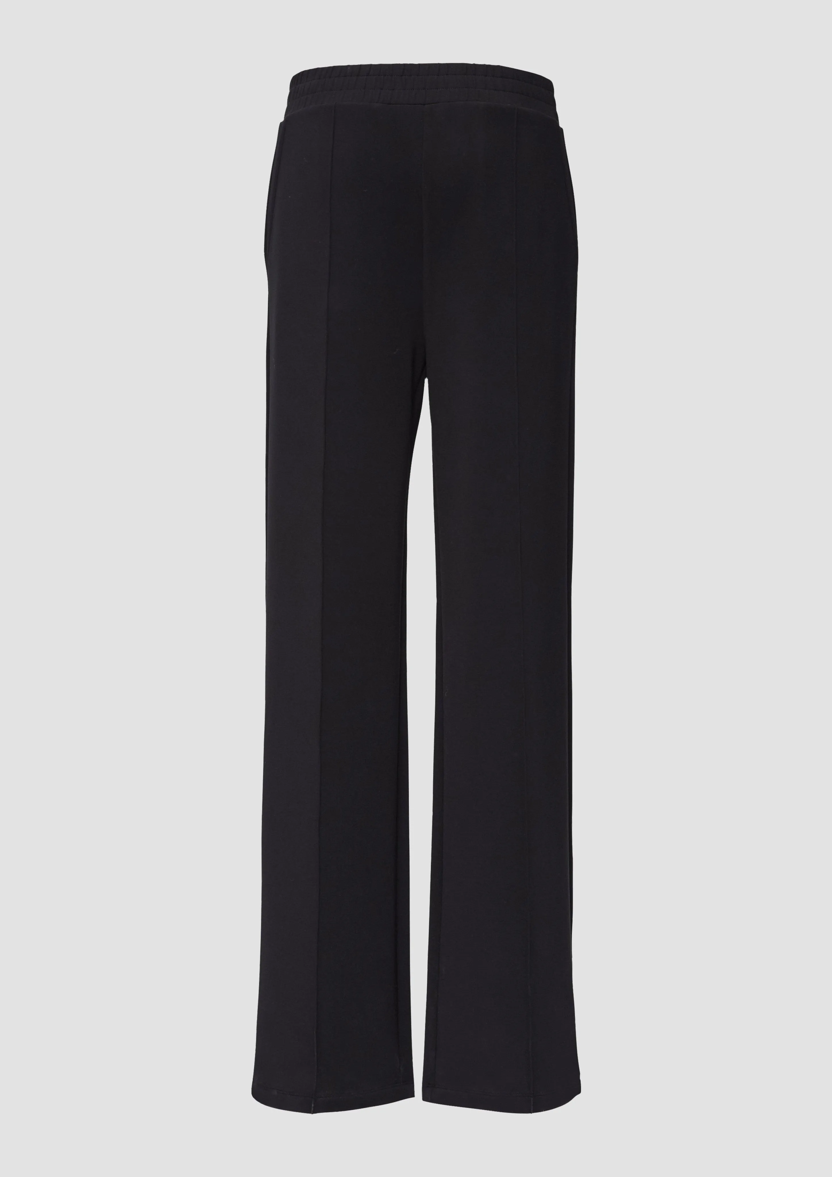 Regular fit: scuba trousers with a wide leg