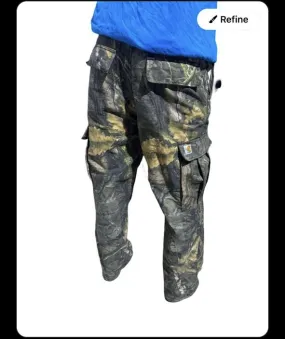 Rework style Camo carhartt cargo trousers 50 pcs