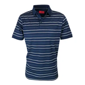 Navy Striped Verman Polo Shirt by R.F. Scott