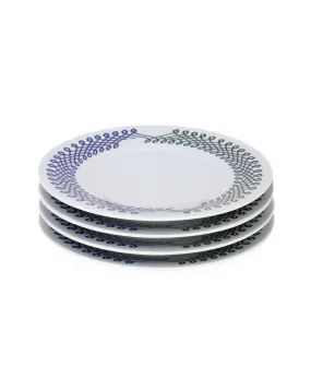 Ribbon Salad Plates Set of 4