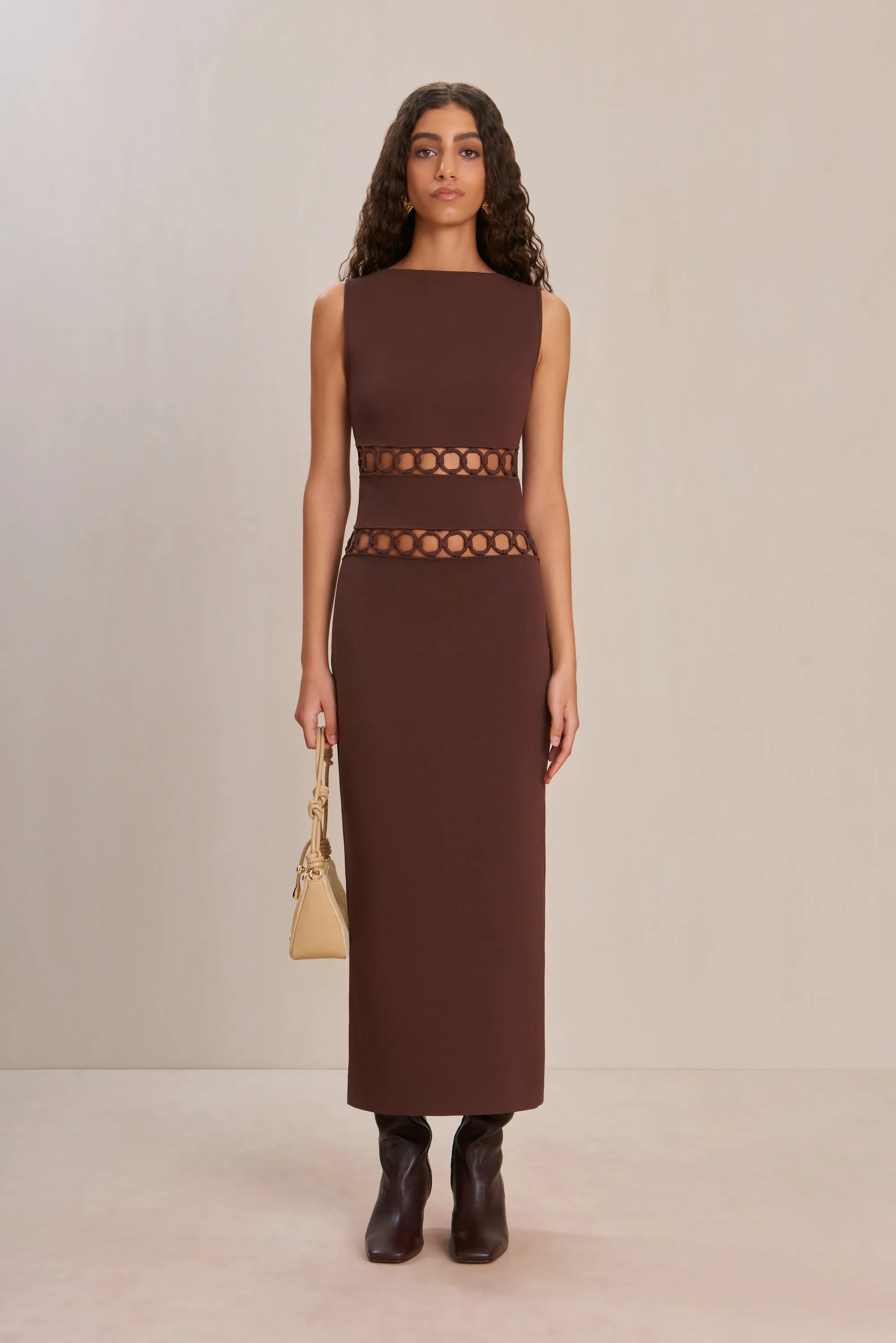 RIVER KNIT DRESS - JAVA