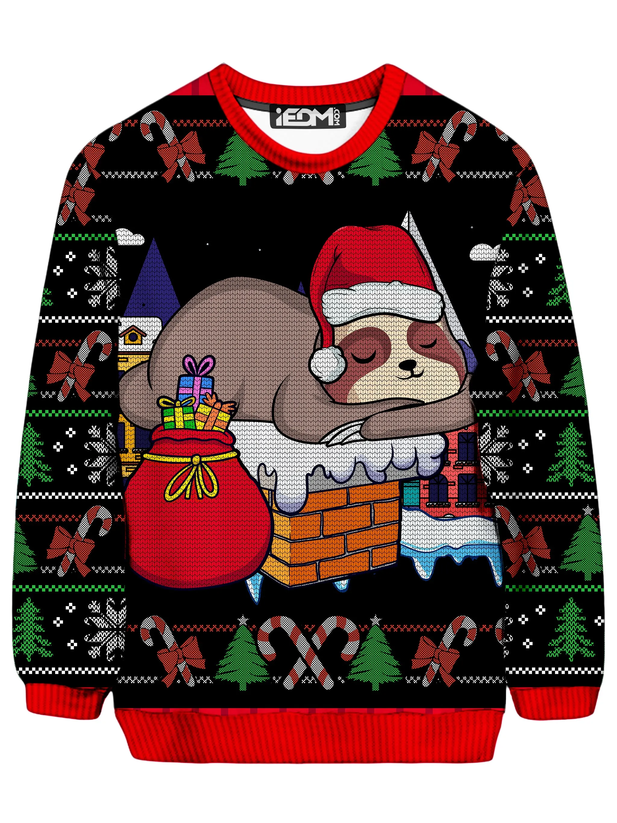 Santa Sloth Ugly Sweatshirt