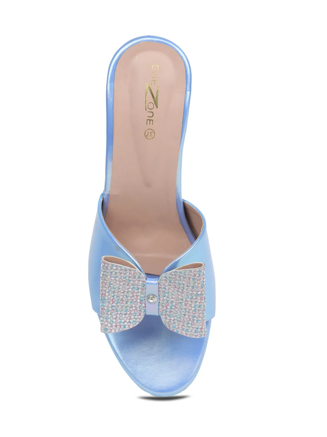 Shezone Blue Women Heels