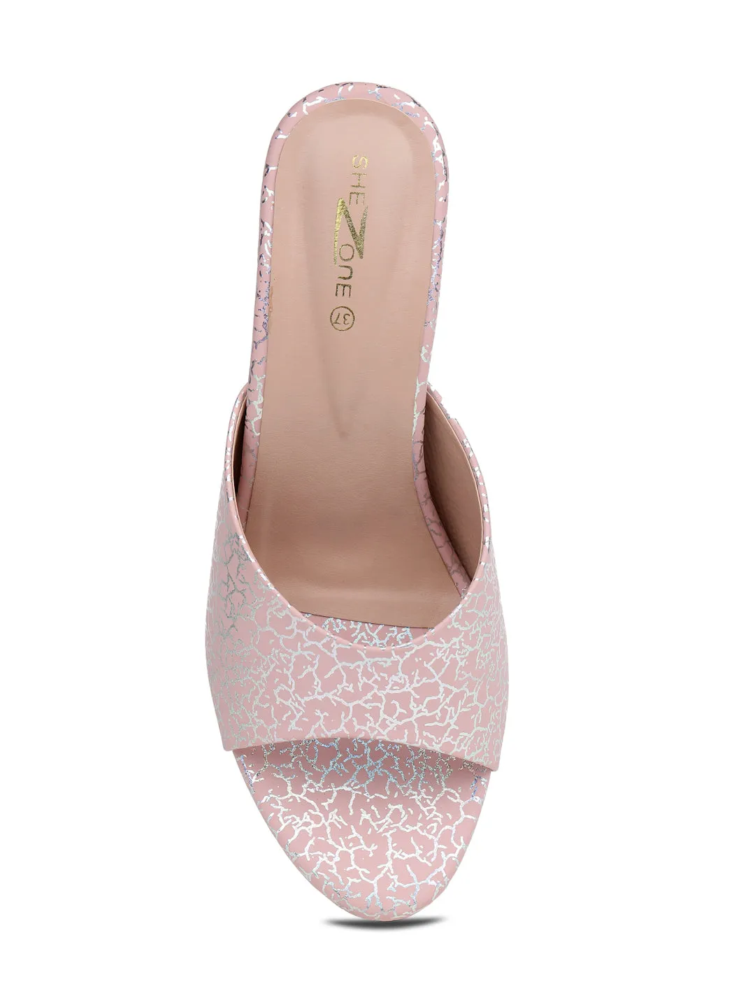 Shezone Pink Women Heels