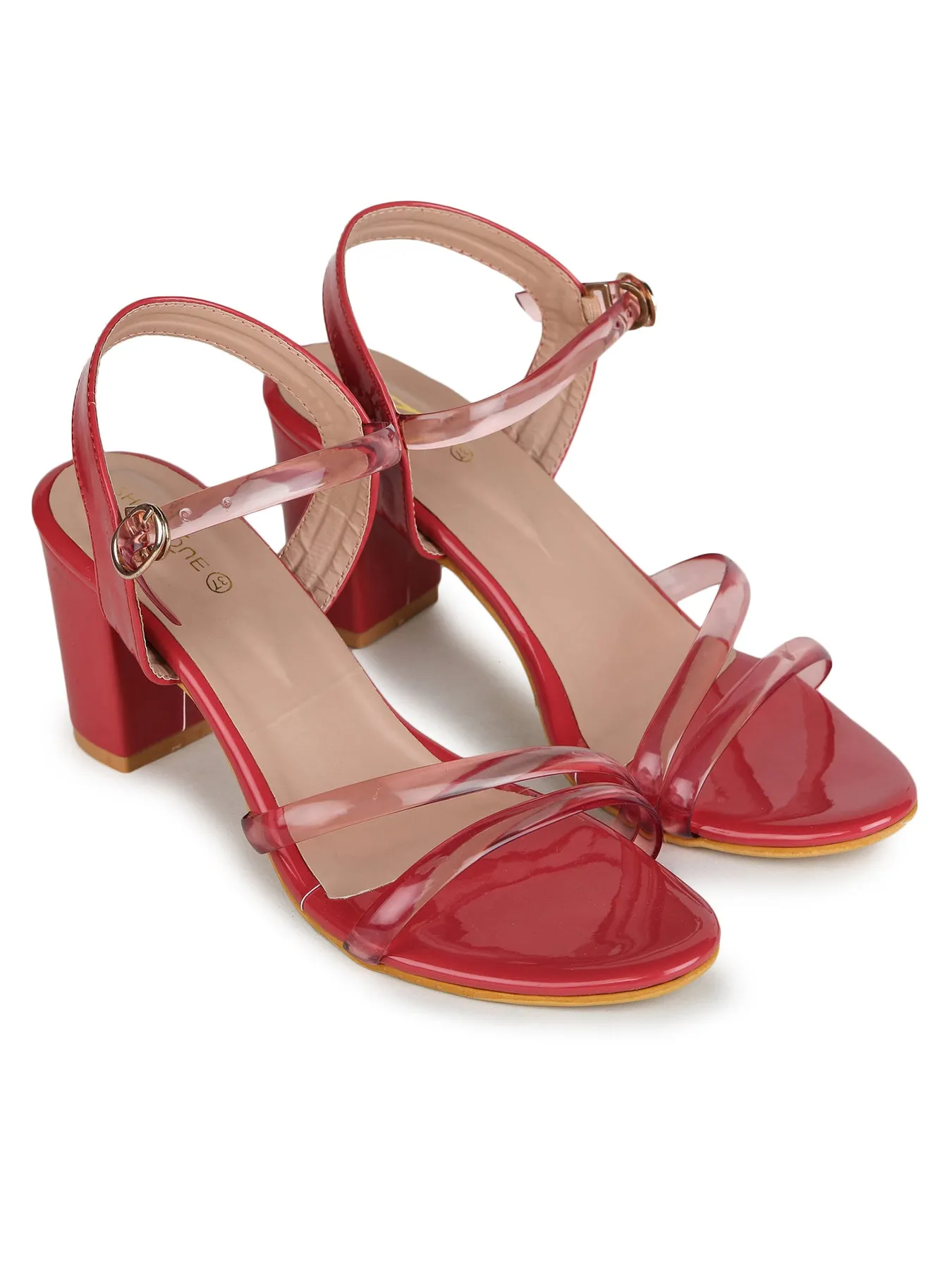 Shezone Red Women Heels