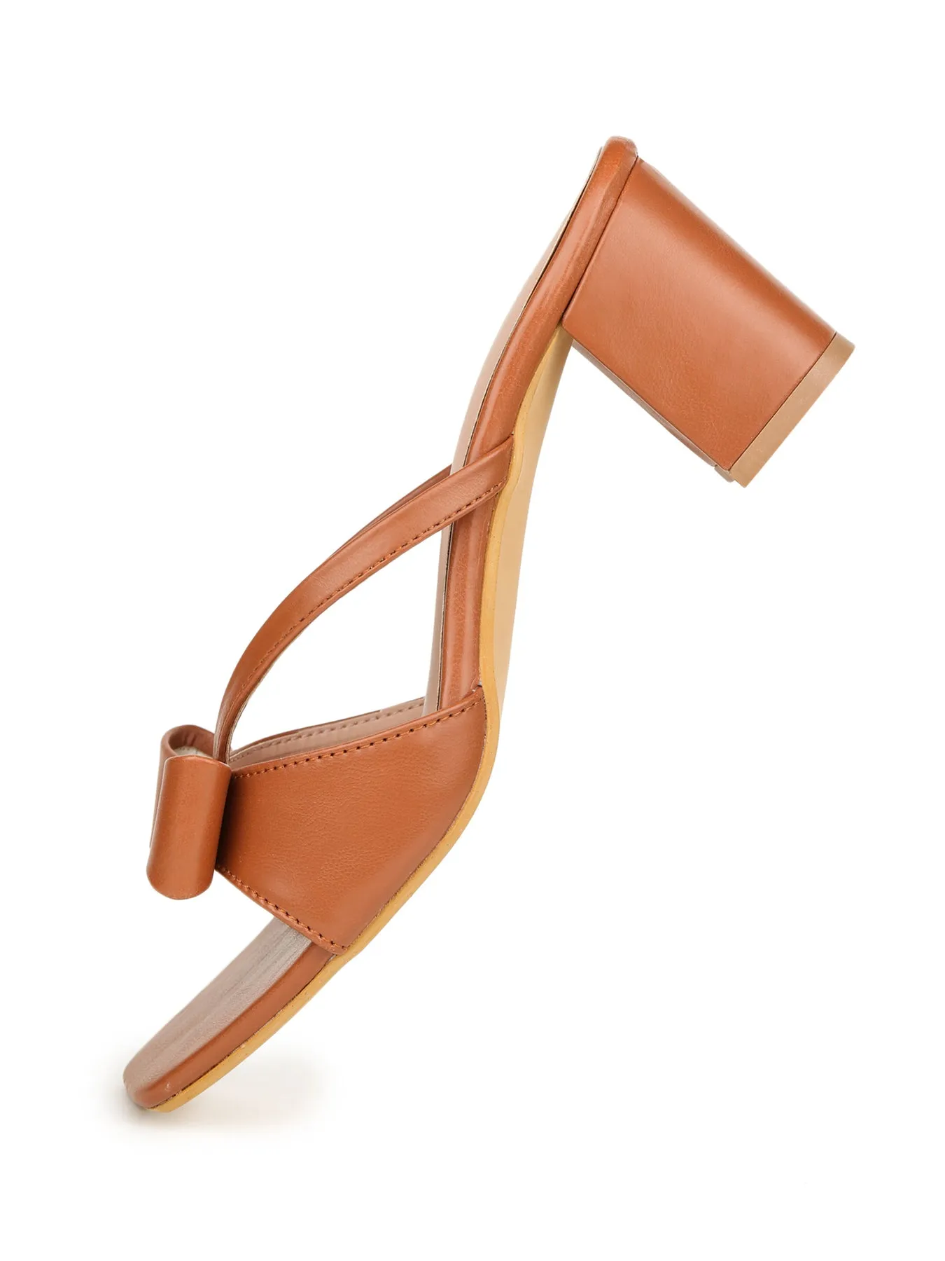 Shezone Tan Women Heels