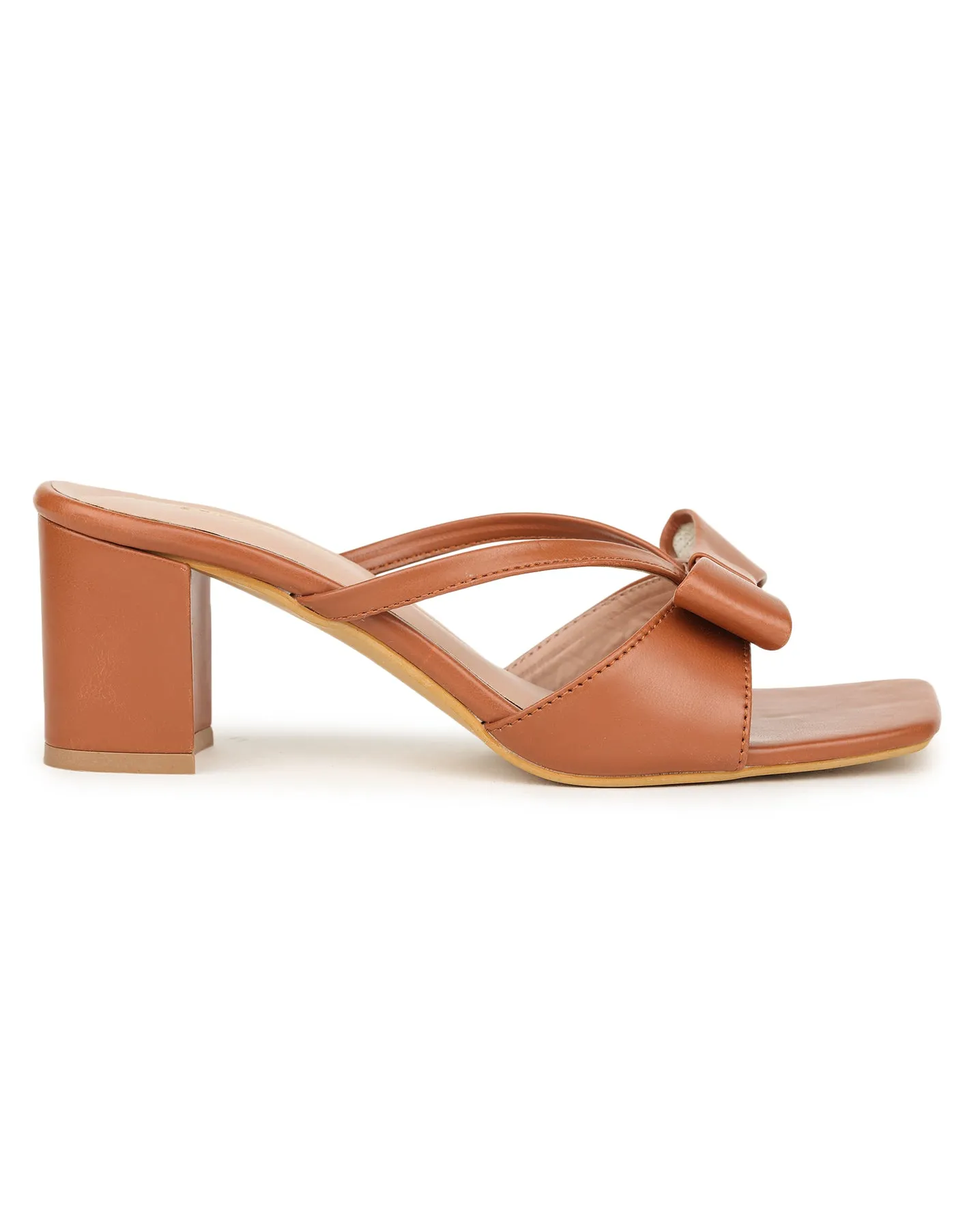 Shezone Tan Women Heels