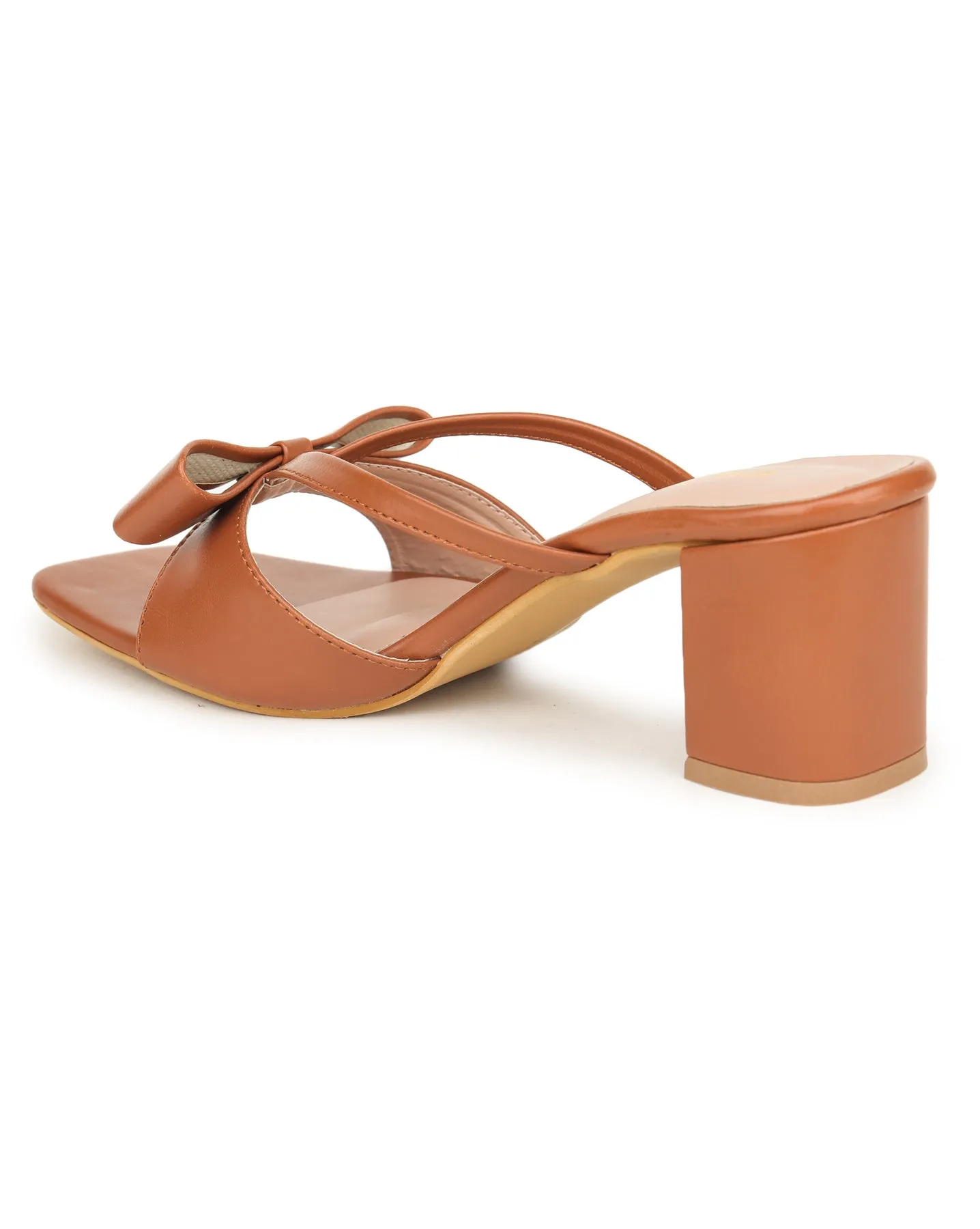 Shezone Tan Women Heels