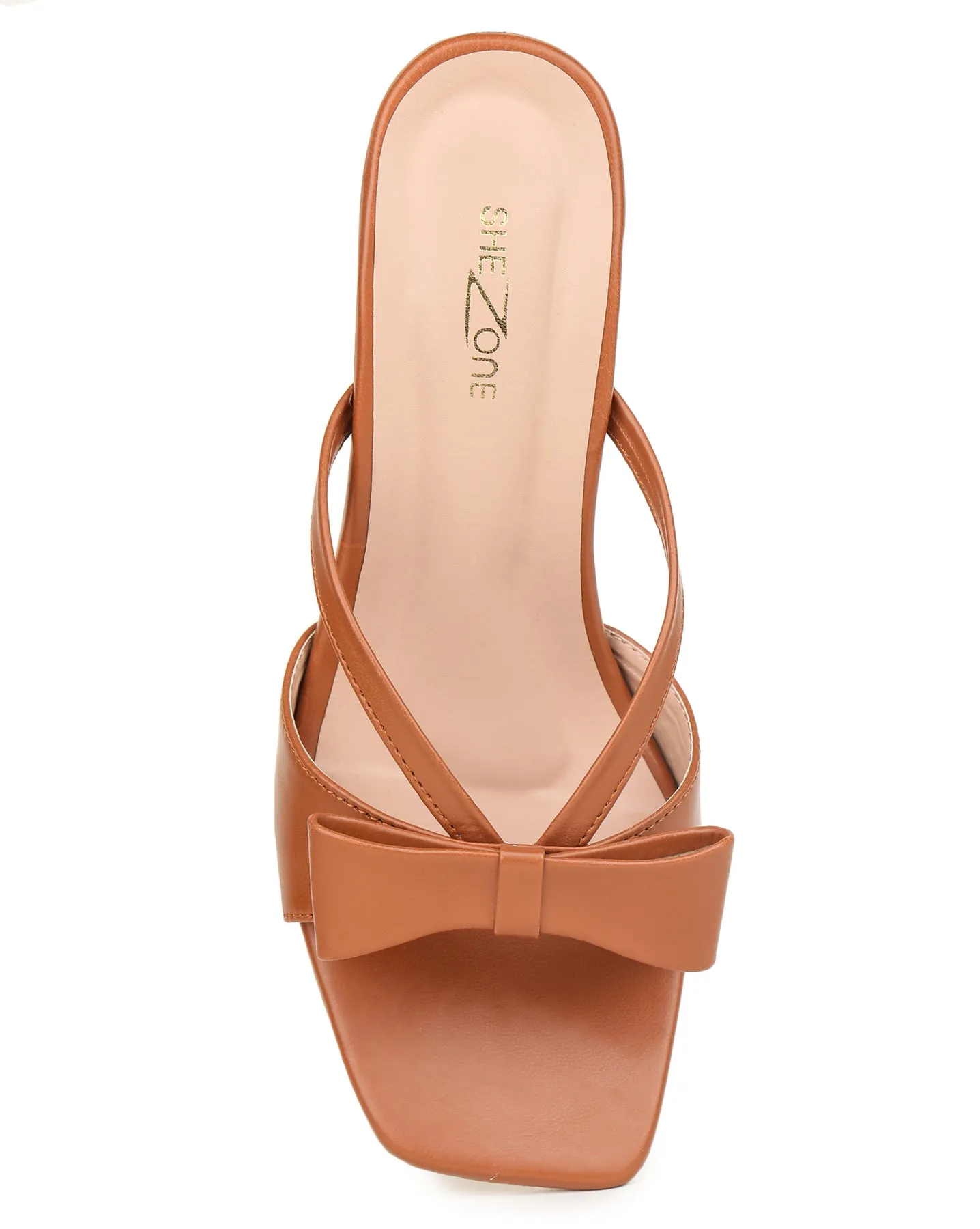 Shezone Tan Women Heels