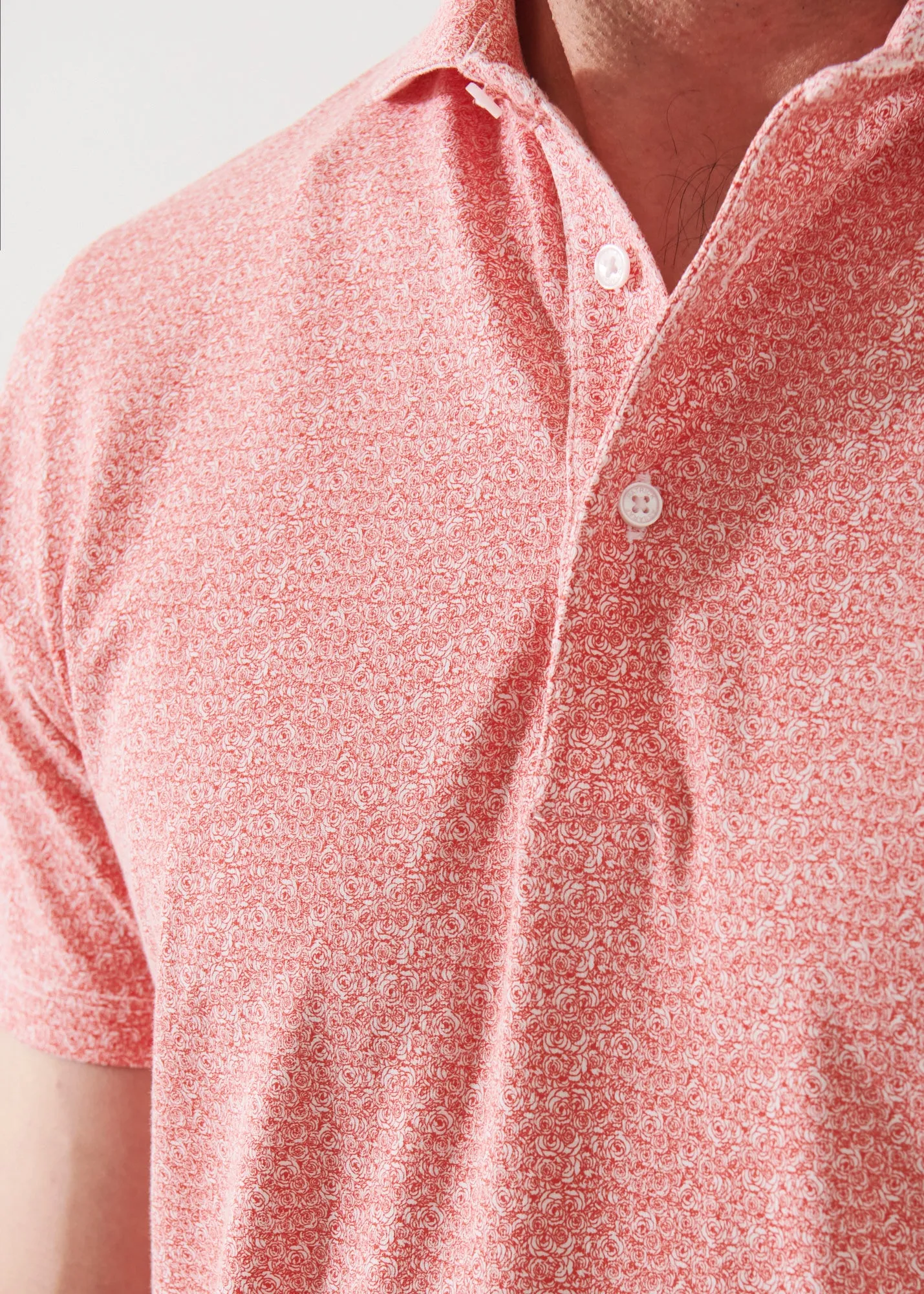 Mini Floral Short Sleeve Polo