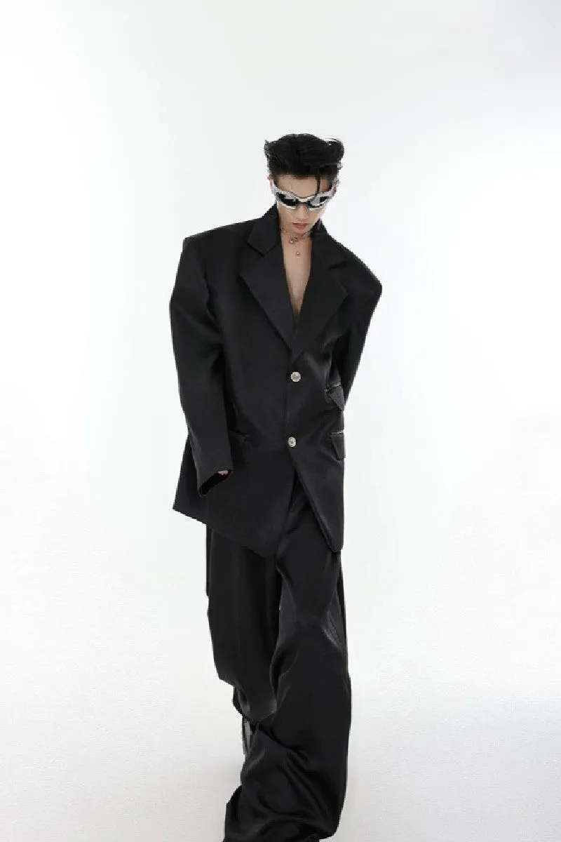 Shoulder Pads Loose Suit Jacket