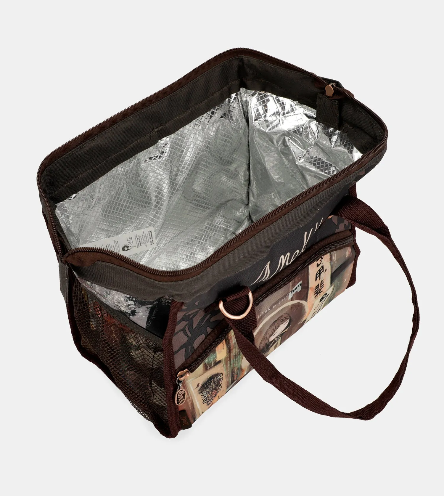 Shōen food bag with shoulder strap