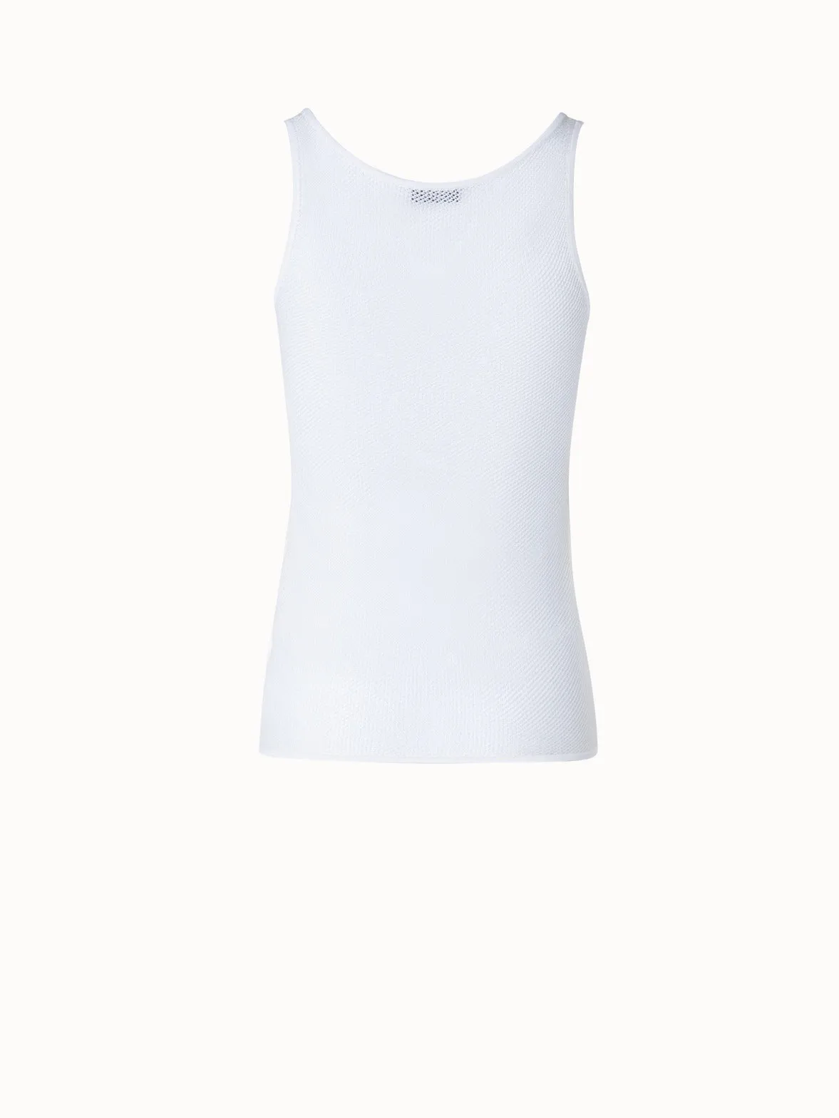 Silk Mesh Knit Tank