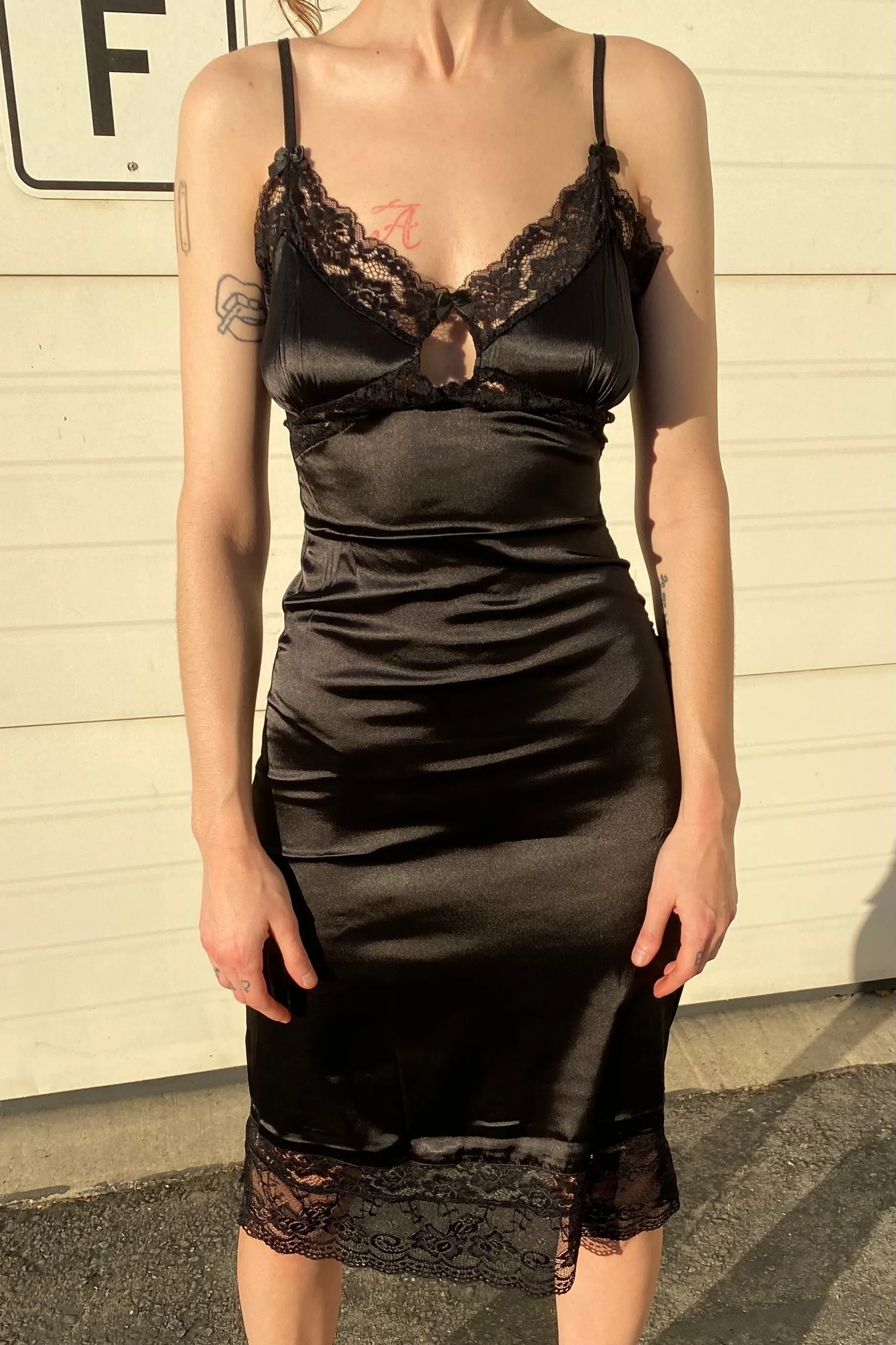 Siouxsie Black Slip Dress