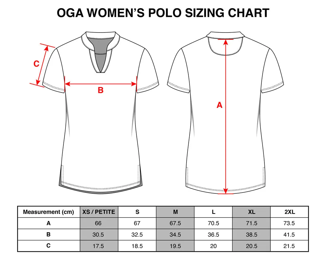 Women's Sketchy Flora OGA Cotton Candy Polo