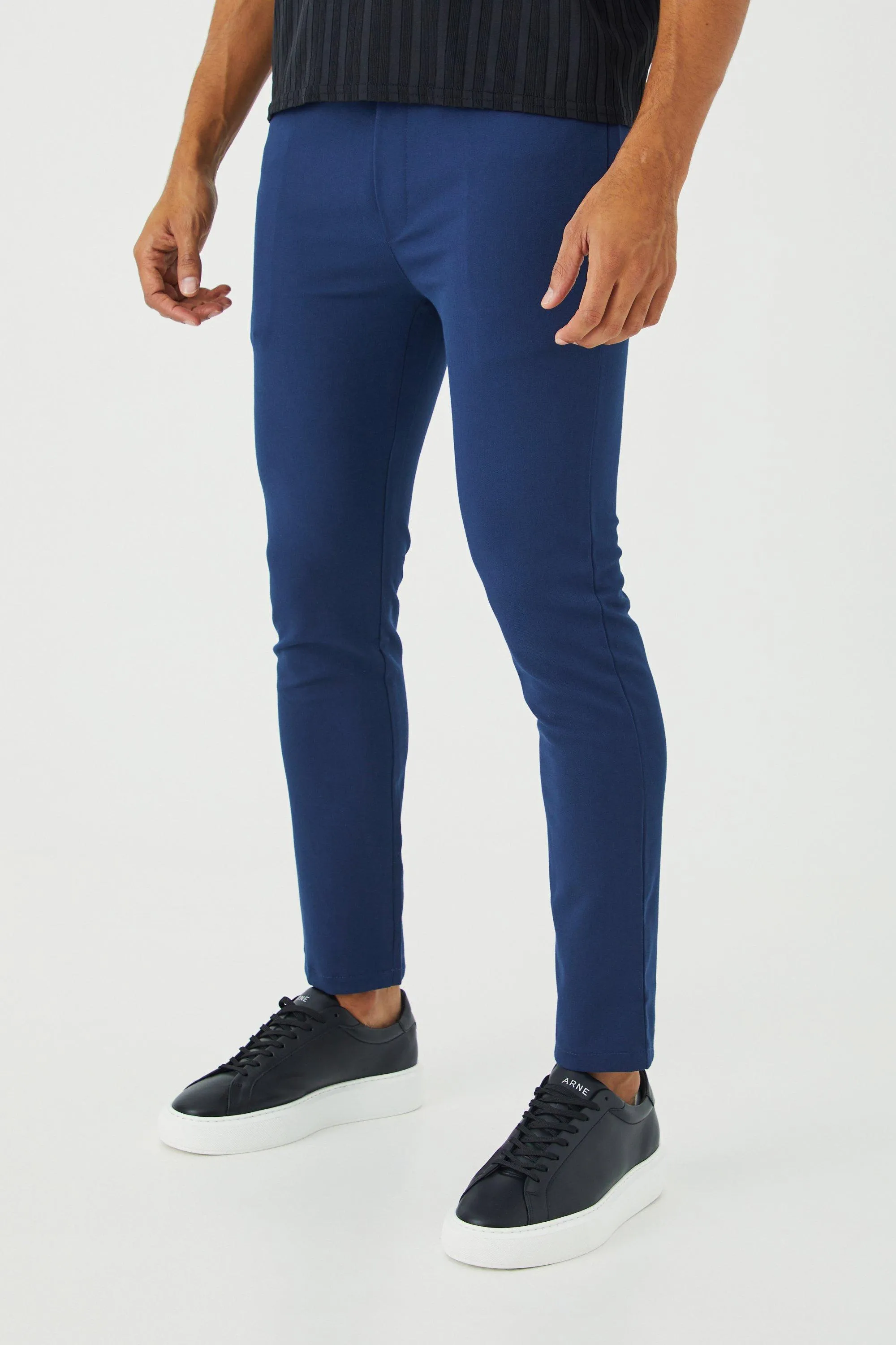 Skinny Comfort Stretch Jogger Waist Trousers