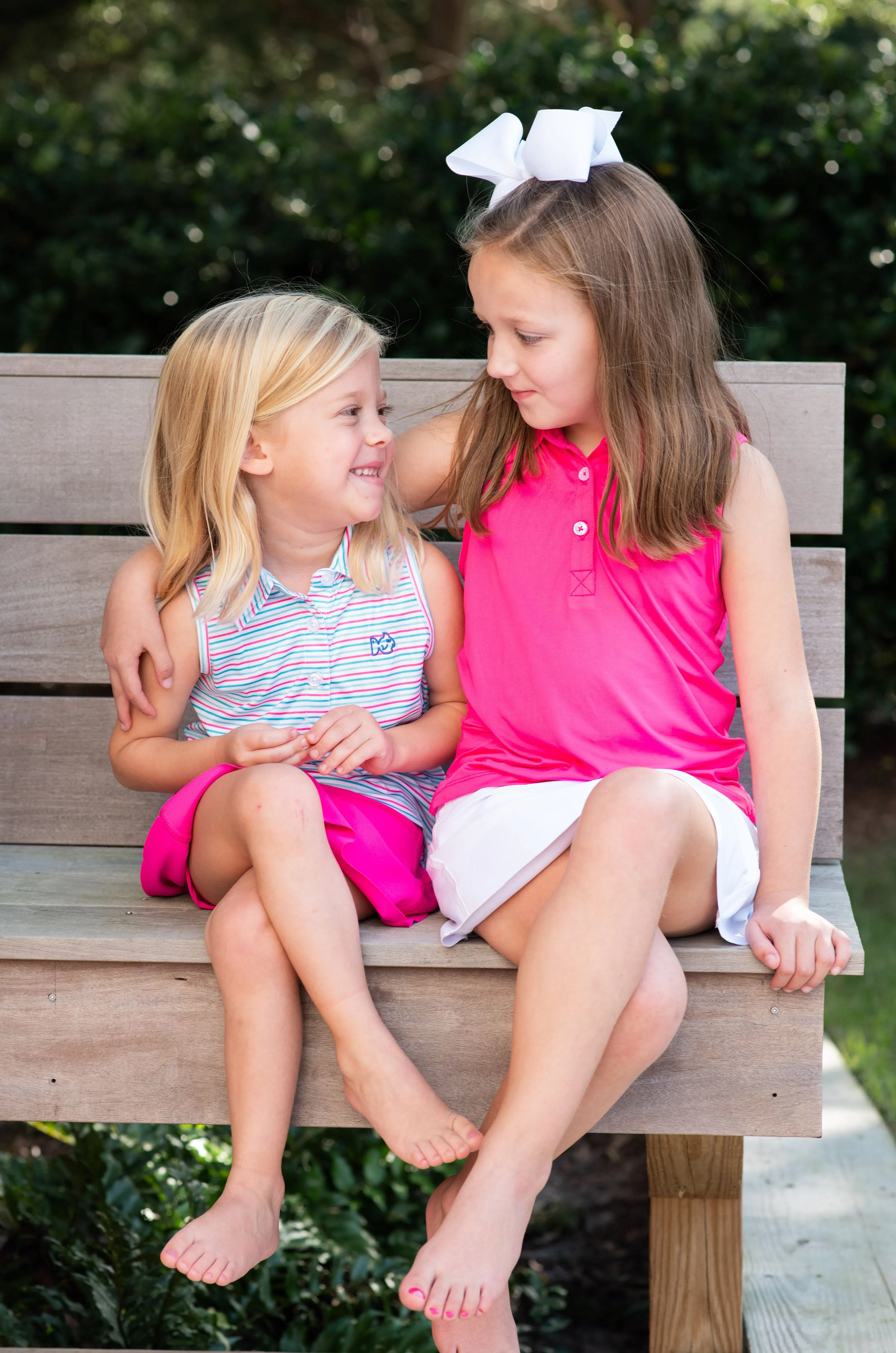 Sleeveless Pro Performance Polo in Candy Stripe