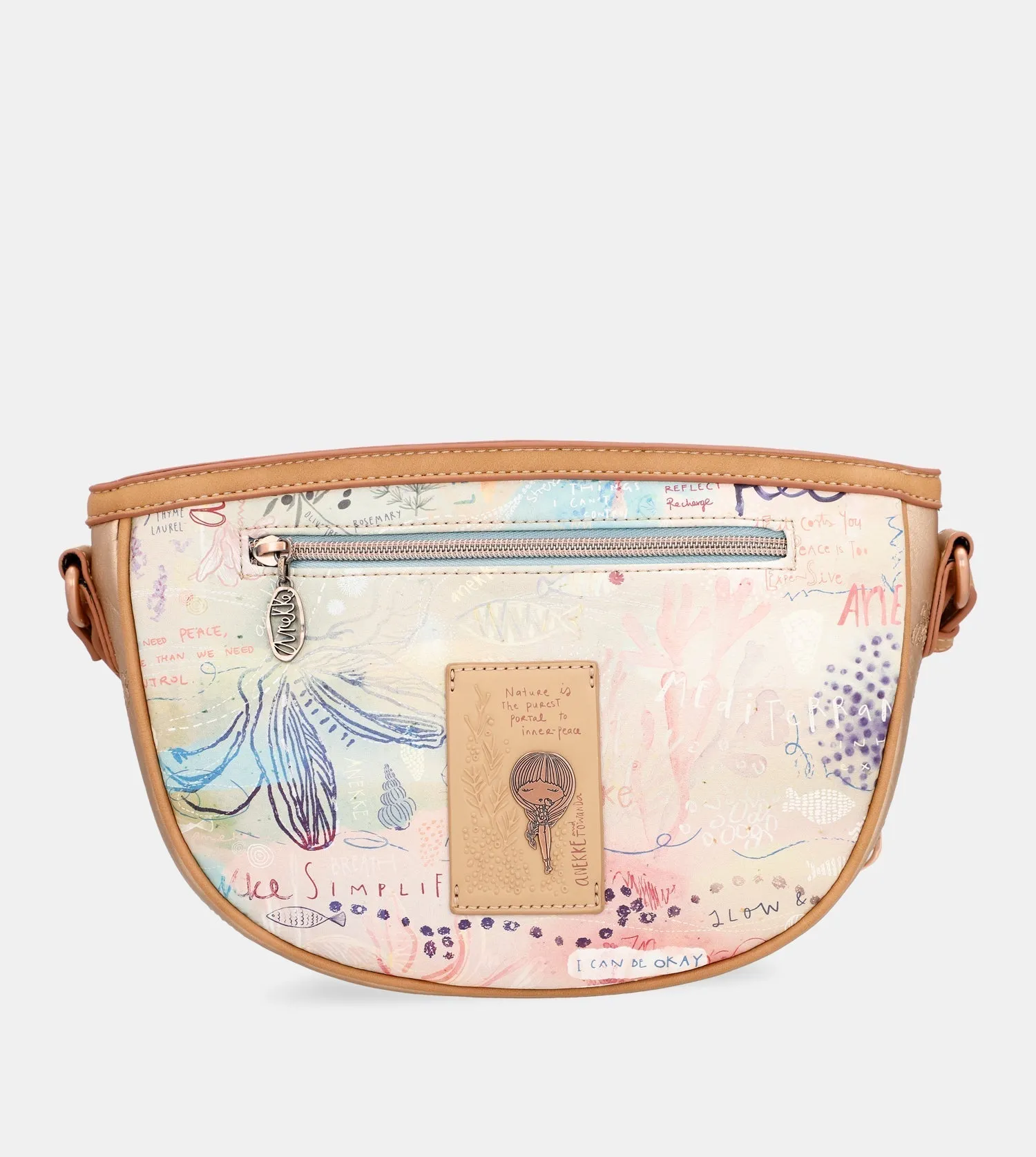 Slow Life Oval shoulder bag