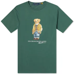 Smart Bear Tee in Washed Forest by Polo Ralph Lauren