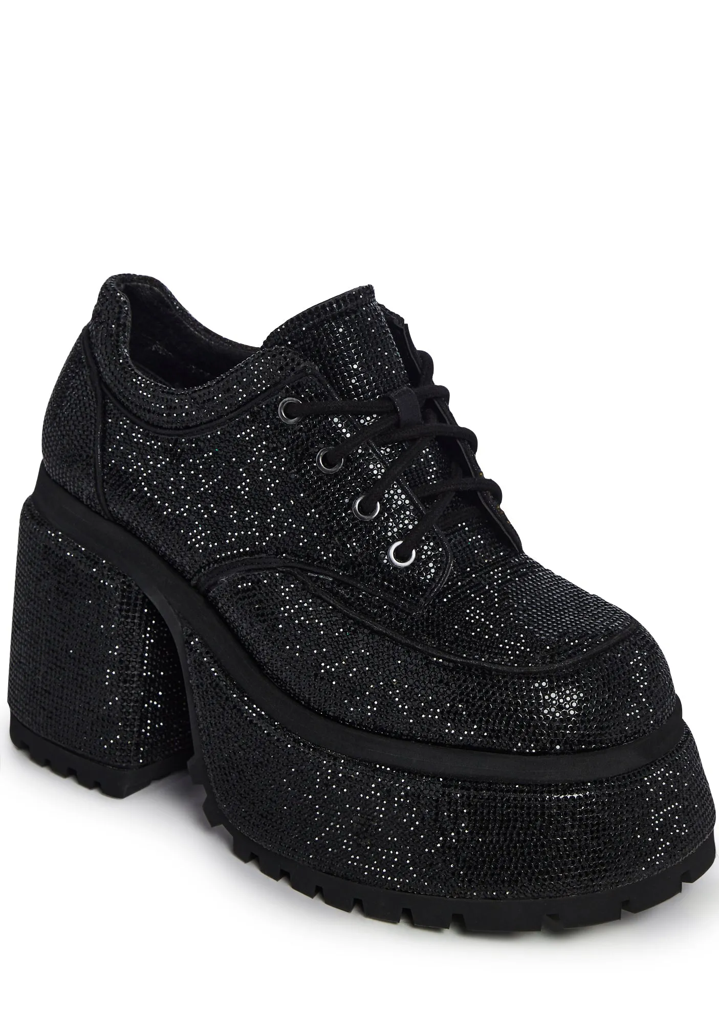 Sparkling Platform Oxfords