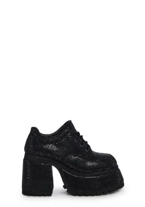 Sparkling Platform Oxfords