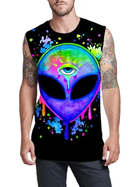 Splatter Alien Men's Muscle Tank