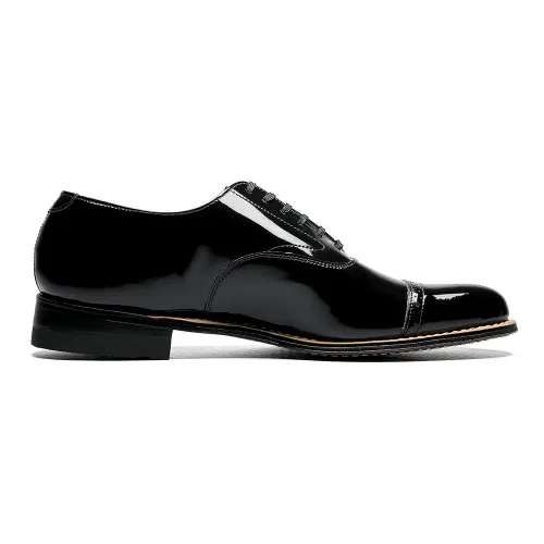 Stacy Adams Concorde Black Patent Cap Toe Oxfords