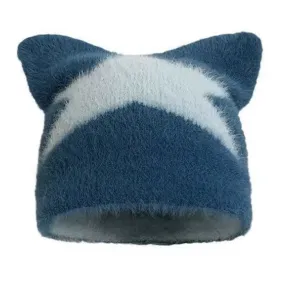 Star Print Cat Ear Hat