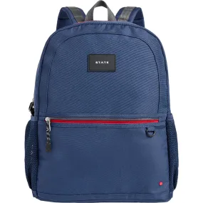 Navy Double Pocket Large Backpack by STATE Kane